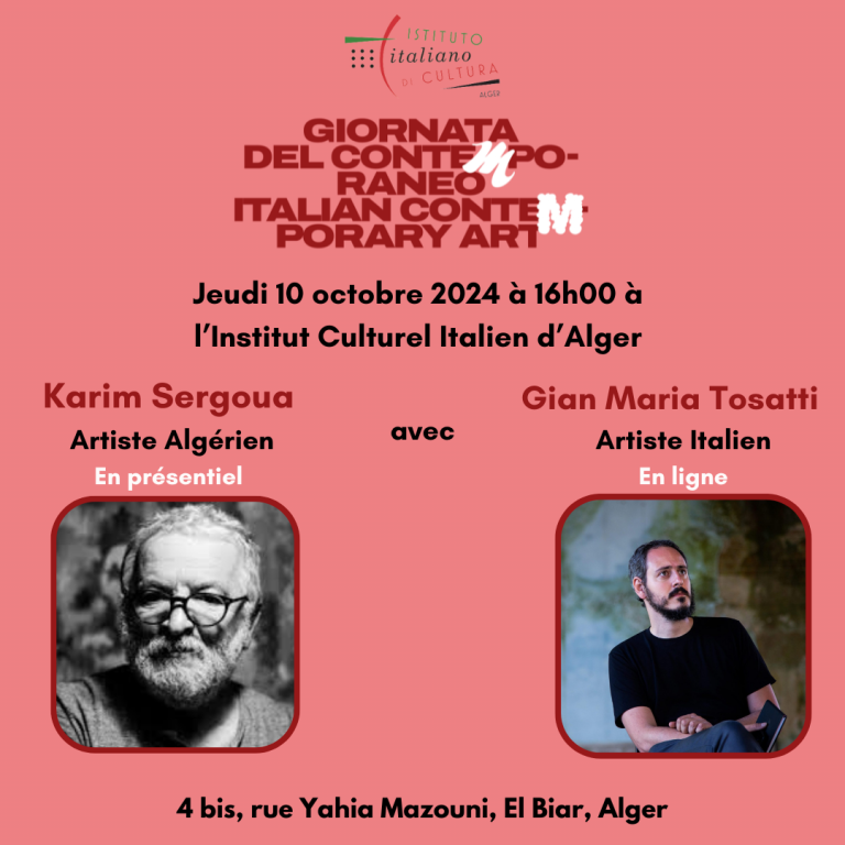 Locandina evento – Giornata del Contemporaneo – 10 ottobre 2024