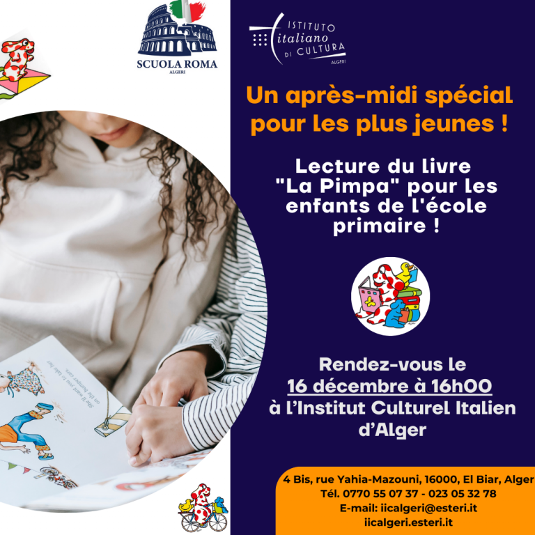 lettura della PIMPA per bambini della scuola primaria