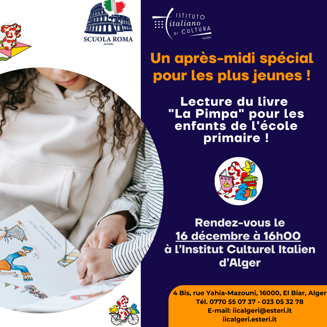 lettura della PIMPA per bambini della scuola primaria