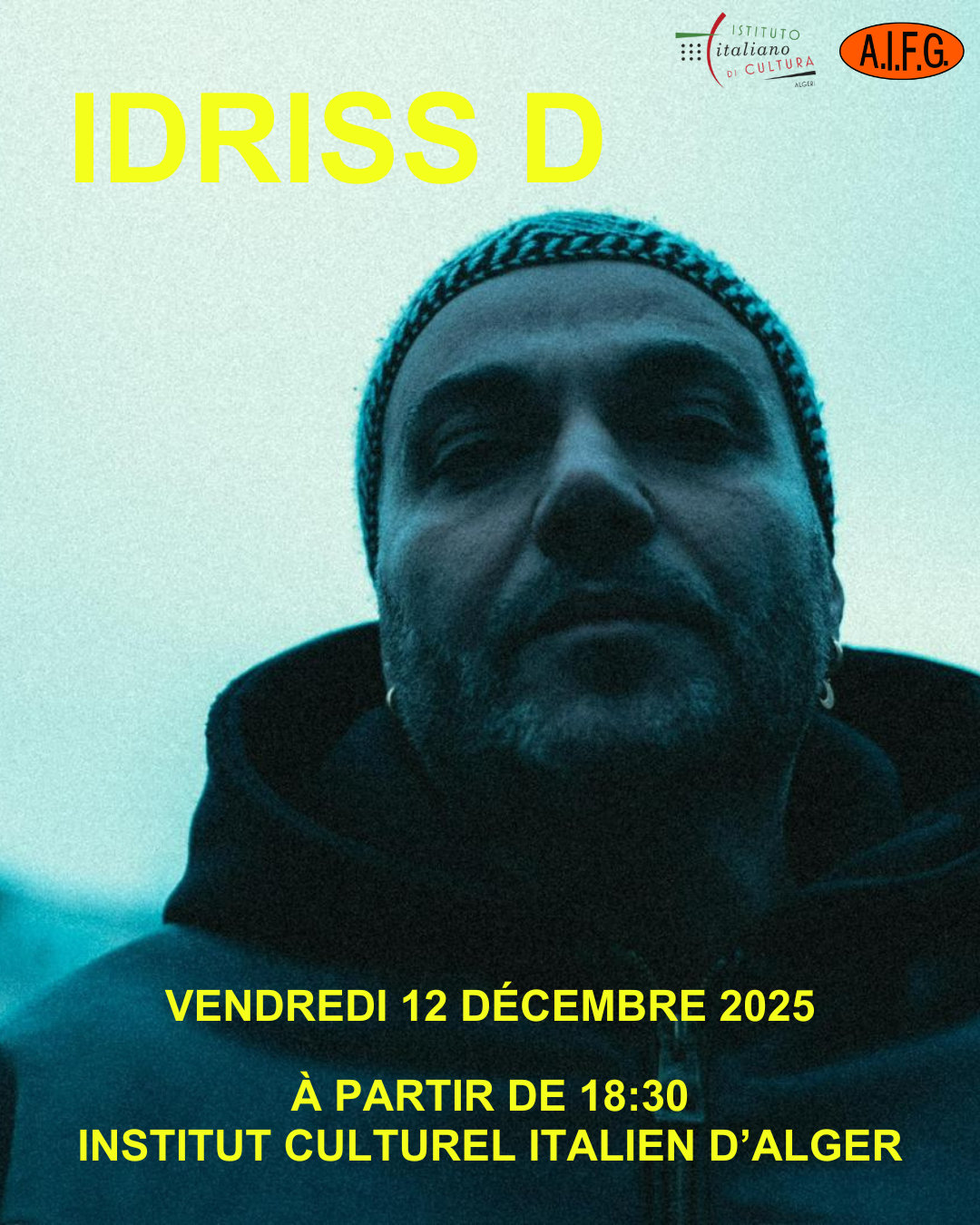 Locandina – concerto Idriss