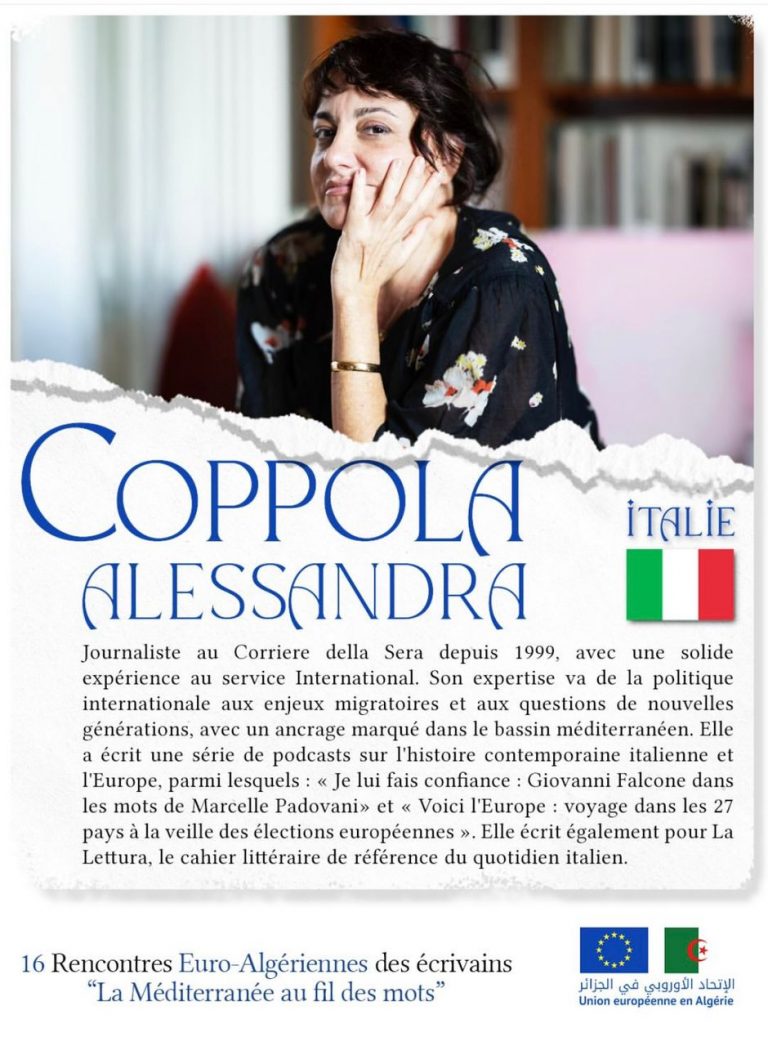 Incontri euro algerini degli scrittori – Alessandra Coppola